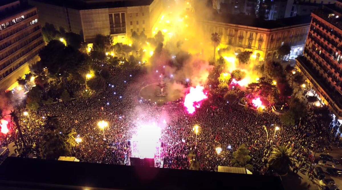 23 Aprile 2017, il Foggia è in Serie B - La festa per la promozione del Foggia in Serie B, il 23 Aprile del 2017 - Immagini che hanno fatto il giro del web di 'Un Drone Come Fotografo' - Canale Youtube Differentwaytolive
