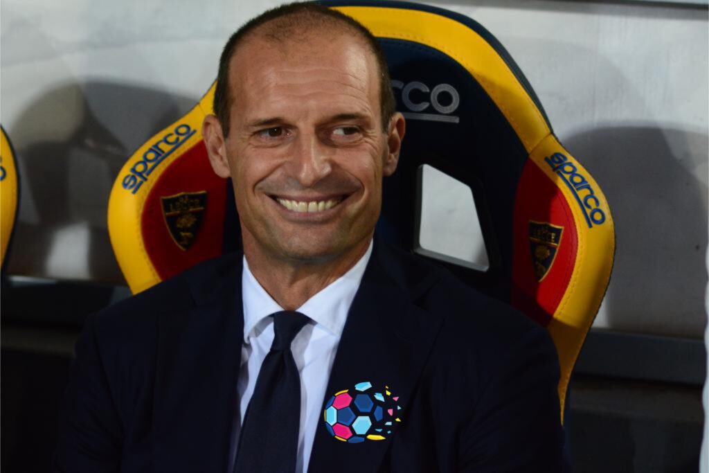 Massimiliano Allegri durante Lecce-Juventus, foto di Pasquale Golia per lagoleada.it - RIPRODUZIONE RISERVATA