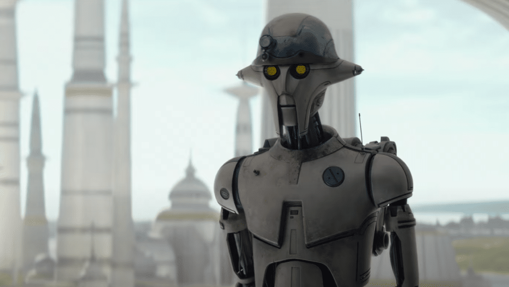 Il droide Huyang nella serie Ahsoka