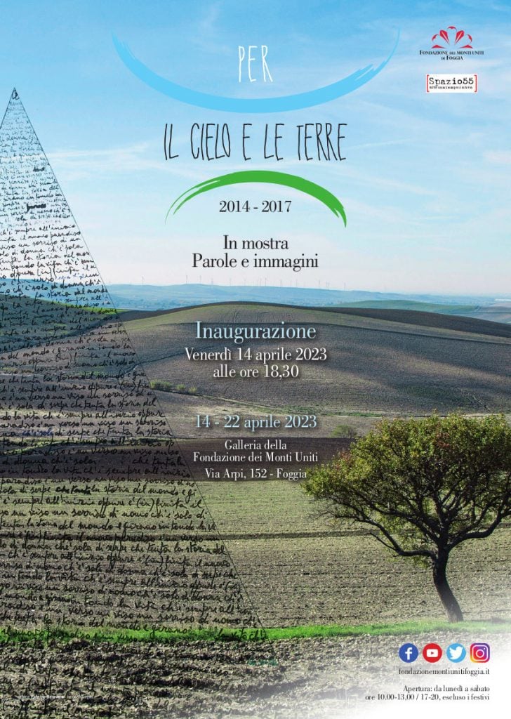 Per “Il cielo e le terre”, racconto fra spazi insoliti e solitari di Capitanata