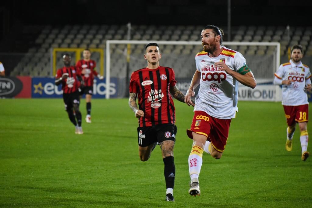 L’ex rossonero Martinelli durante Foggia-Catanzaro, crediti: Luigia Spinelli