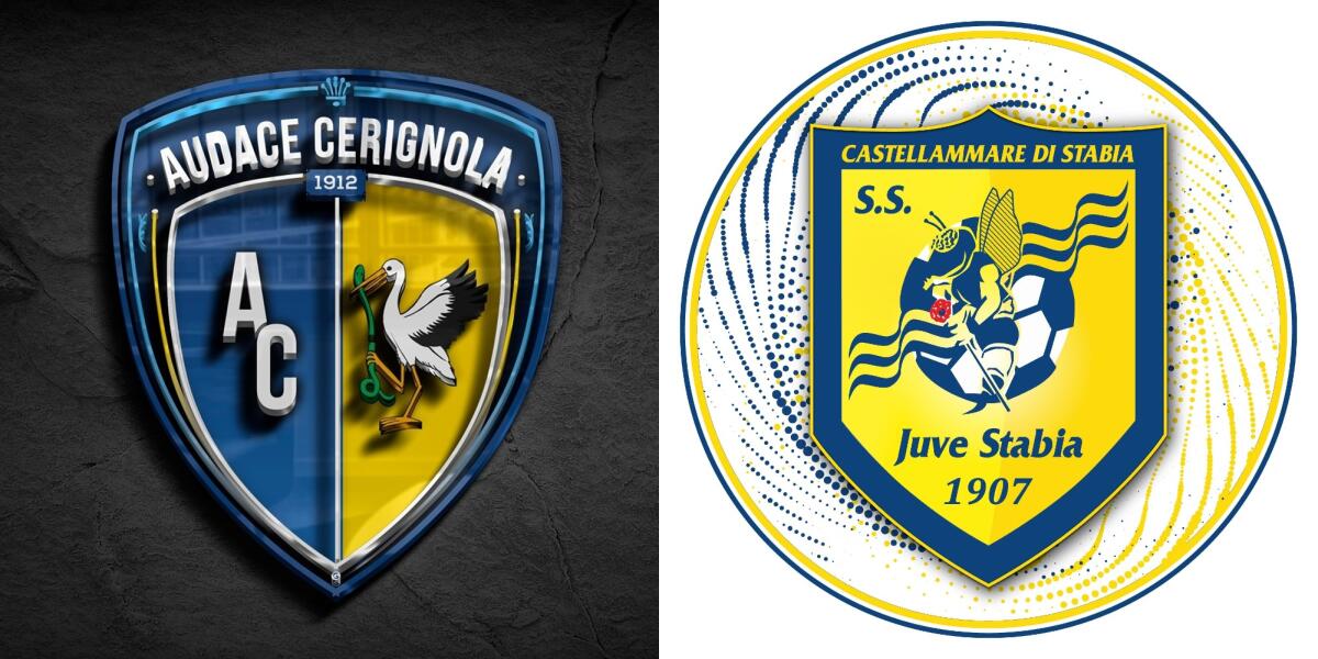Cerignola-Juve Stabia, formazioni ufficiali e TV - Immagine in evidenza: Audace Cerignola-Juve Stabia - crediti foto (di entrambe, rispettivamente): pagine ufficiali Facebook delle società