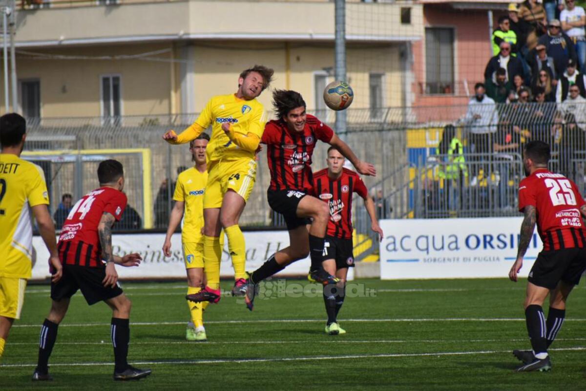 Cerignola, Di Toro: "Dispiace sia uscito fuori derby" - Immagine in evidenza: uno scatto di Audace Cerignola-Foggia (Serie C - girone C 22/23) - crediti: foto di Luigia Spinelli (RIPRODUZIONE RISERVATA)