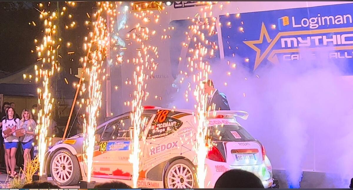 "Iceman"-Braga 5° assoluto al Mythical Cars Rally - 