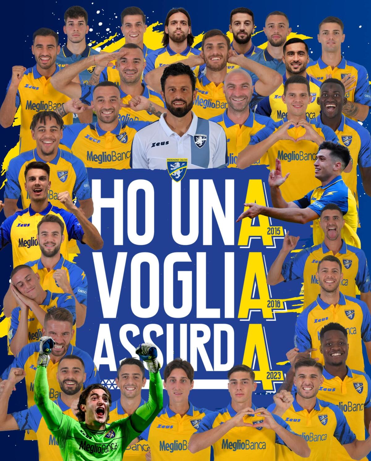 Il Frosinone è in Serie A: il ritorno dopo il 2018/19 - Immagine in evidenza: il Frosinone in Serie A - crediti foto: pagina ufficiale Facebook Frosinone Calcio