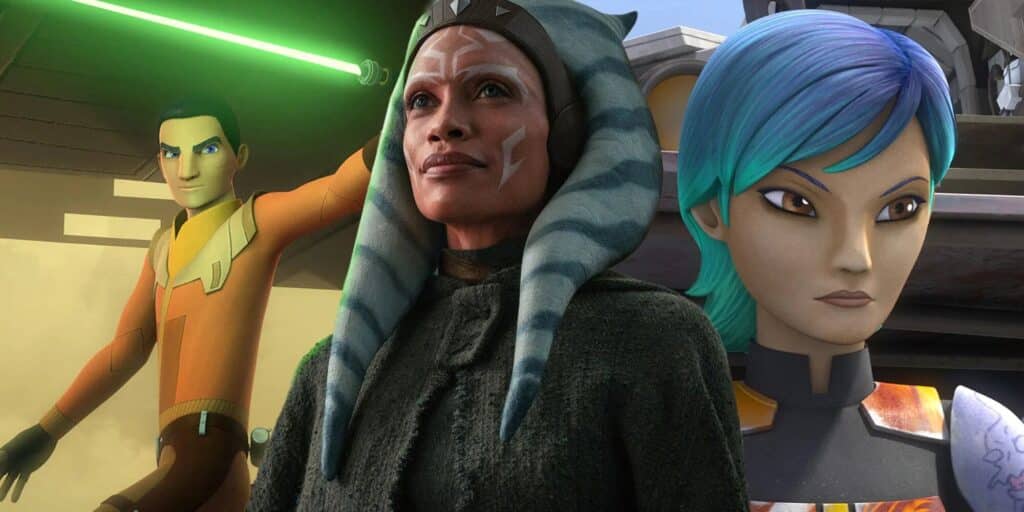 Ahsoka, Ezra e Sabine.Da: Screenrant