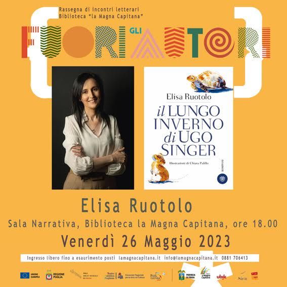 Ospite di Ubik Foggia, Elisa Ruotolo con la sua favola per tutti