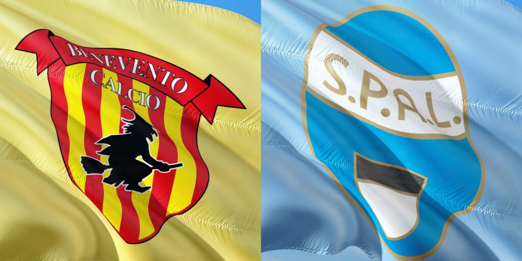 Immagine in evidenza: gli stemmi di Benevento e SPAL - crediti di entrambe le foto: jorono/Pixabay