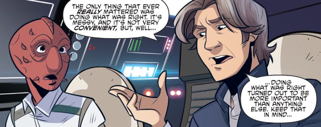 Han Solo e il nikto Gannis Ducain