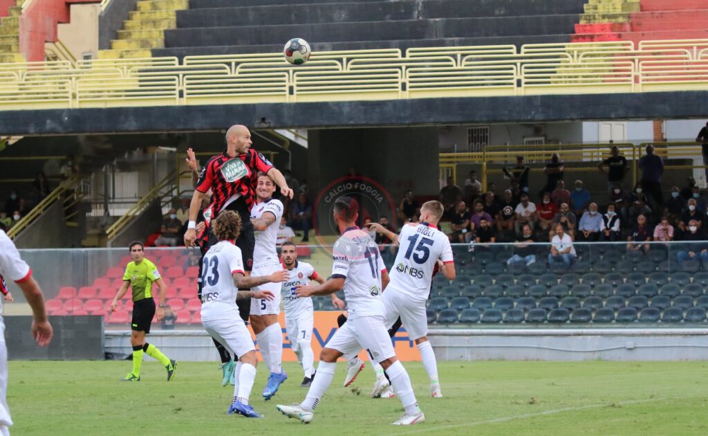 Immagine in evidenza: uno scatto di Foggia-Potenza 4-1 (Serie C - girone C 2021/2022) - crediti: foto di Federico Antonellis/Calcio Foggia 1920