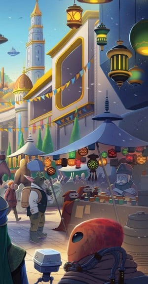 Il mercato di Lonisa, capitale di Valo