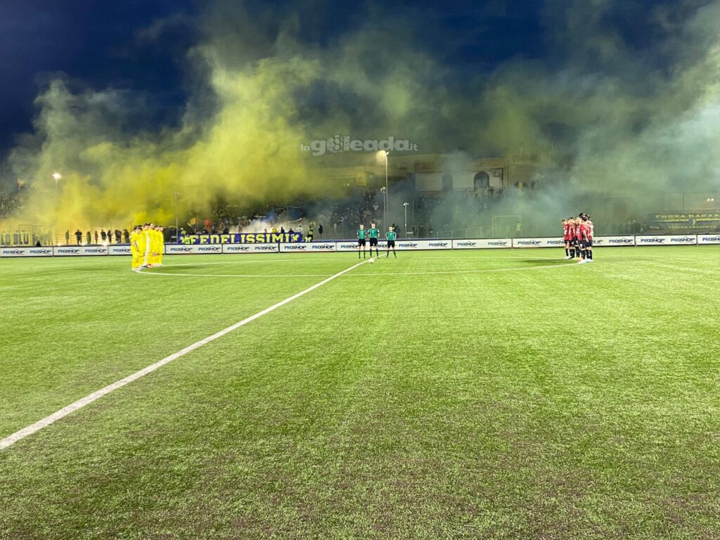 Immagine in evidenza: uno scatto di Audace Cerignola-Foggia (playoff Serie C 22/23) - crediti: foto di Luigia Spinelli (RIPRODUZIONE VIETATA)