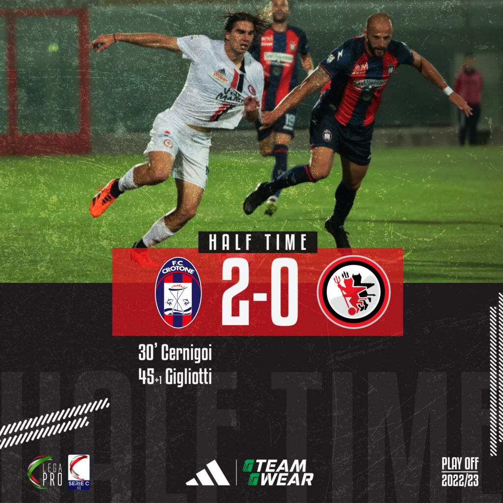 Immagine in evidenza: Crotone-Foggia 2-0 all'intervallo - crediti foto: pagina ufficiale Facebook Calcio Foggia 1920