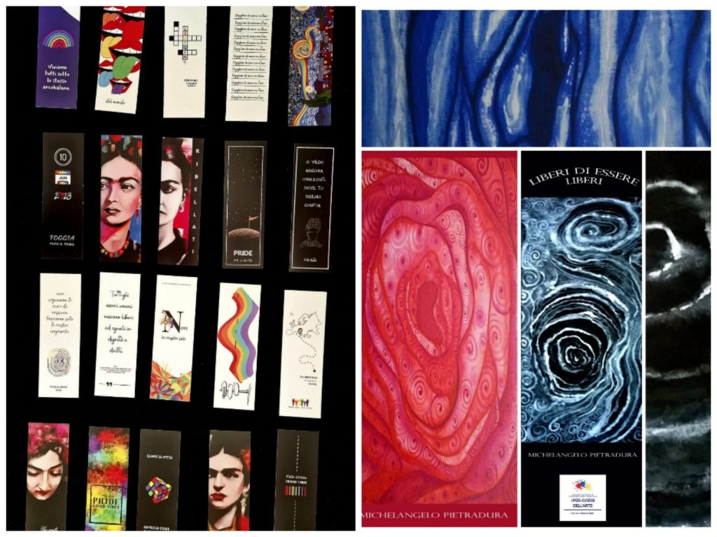 Per il Pride a Foggia i segnalibri creativi di Stefania Piccirilli