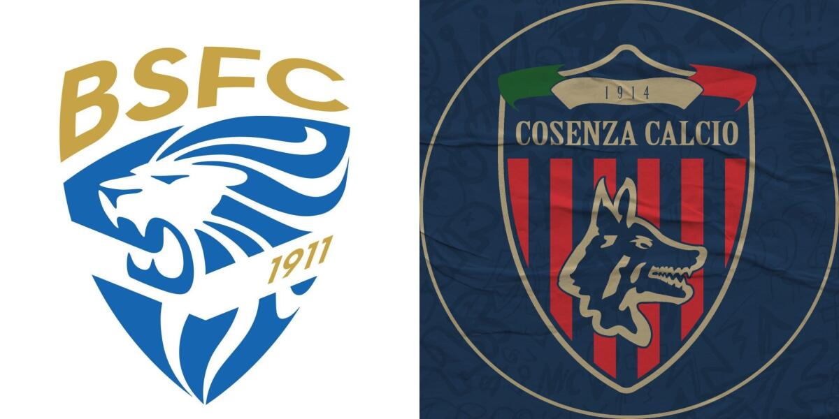 Serie B: il Brescia retrocede. Cosenza salvo - Immagine in evidenza: gli stemmi di Brescia e Cosenza - crediti foto (di entrambe, rispettivamente): pagine ufficiali Facebook delle società