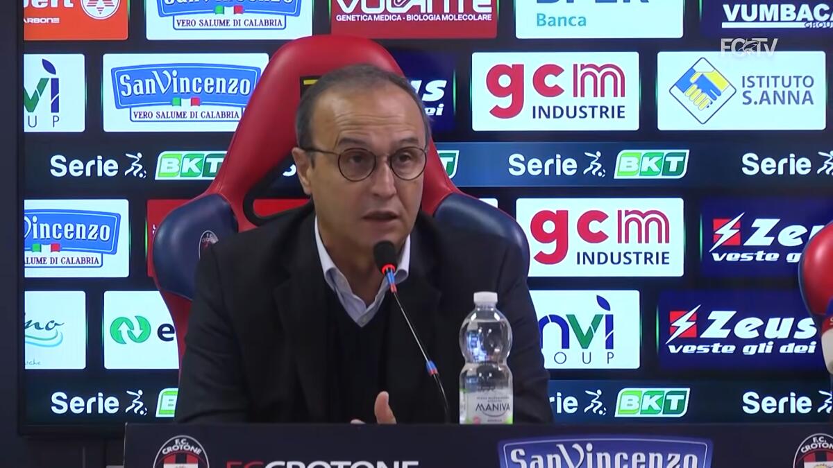 GdS - "Foggia senza un allenatore | Ora rincorre il sogno Marino" - Immagine in evidenza: mister Pasquale Marino - crediti foto: canale ufficiale YouTube FCTV (frame da video)