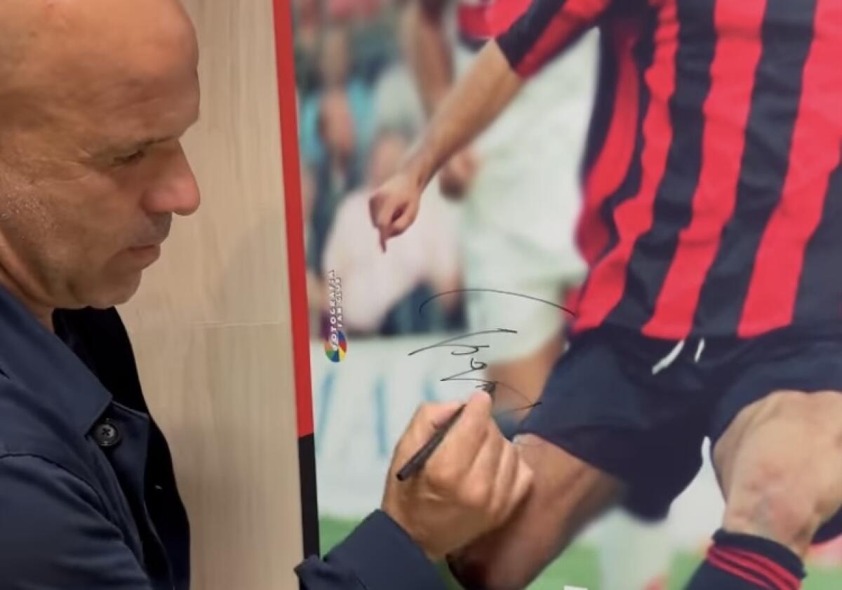 Foggia-Pescara, c'è Di Biagio allo Zaccheria - Luigi Di Biagio, crediti: storie instagram Calcio Foggia 1920