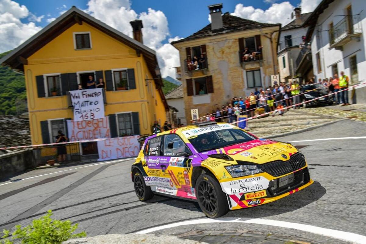 CAFFONI E GROSSI VINCONO PER L’OTTAVA VOLTA IL RALLY VALLI OSSOLANE - 