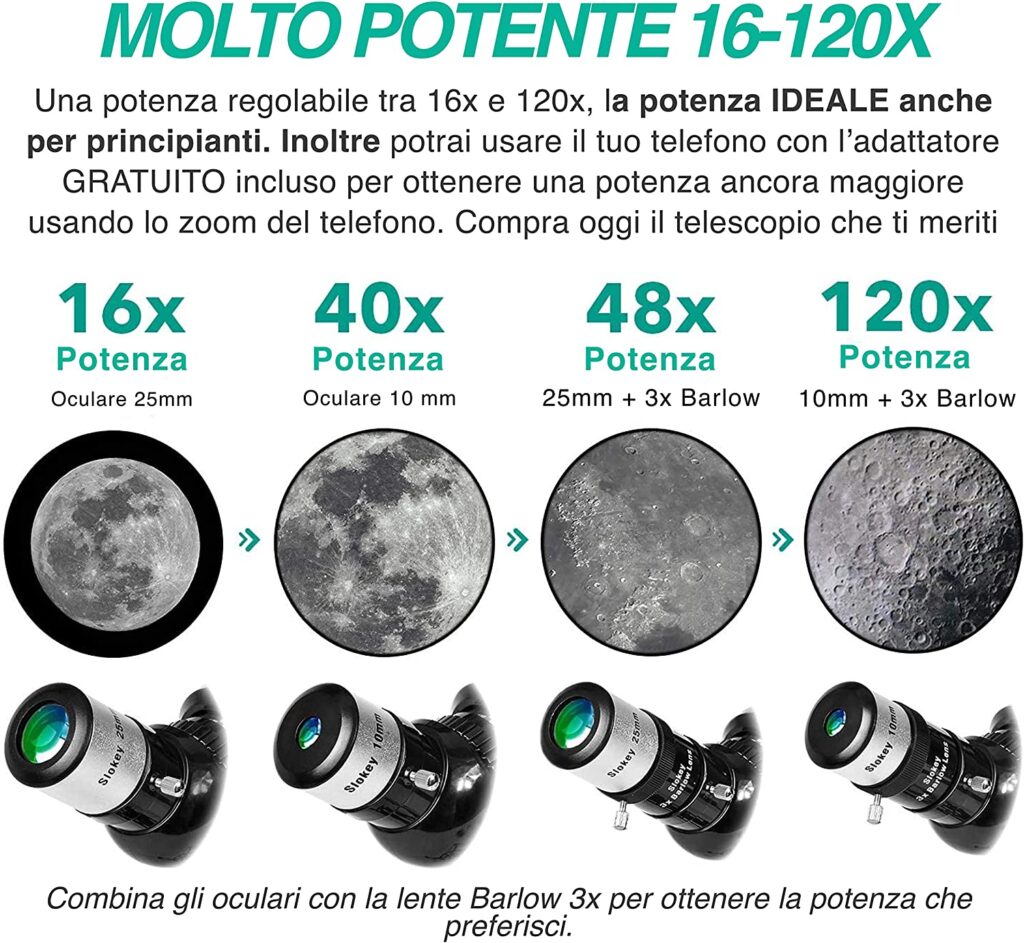 Migliori telescopi economici