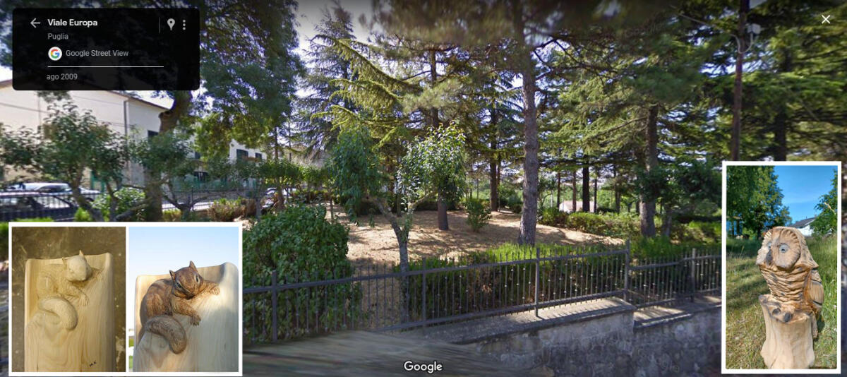 Roseto Valfortore, la magia di uno zoo in legno ricavato dagli alberi - 