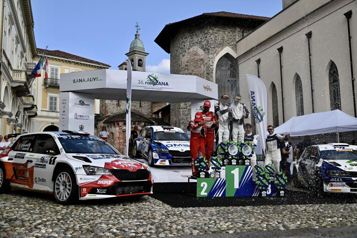 Tripletta per Albertini-Fappani nel C.I.R.A. al Rally Lana - 