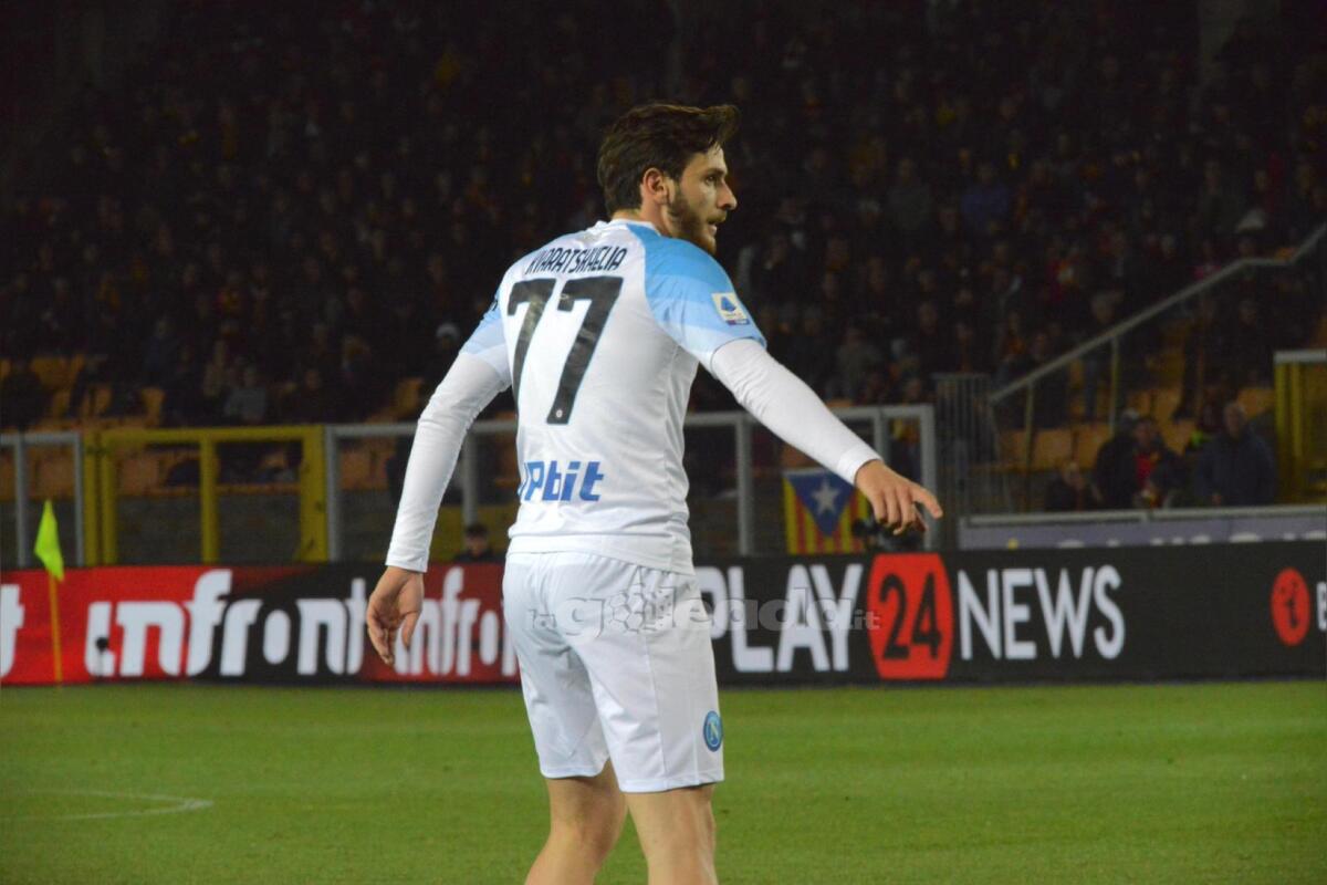 Il calendario di Serie A per la prossima stagione 2023-2024 - Immagine in evidenza: Khvicha Kvaratskhelia durante Lecce-Napoli (Serie A 22/23) - crediti: fotografia di Pasquale Golia per lagoleada.it (RIPRODUZIONE RISERVATA)