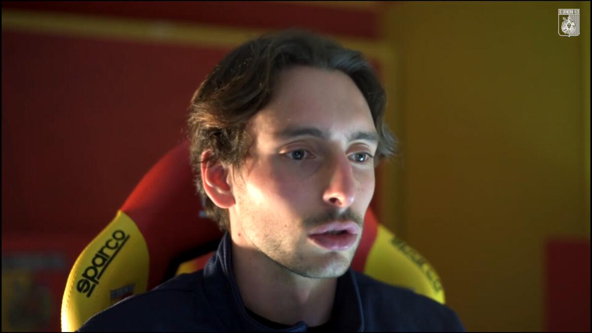 Calciomercato Foggia, per Gatti pronto un biennale - Immagine in evidenza: Riccardo Gatti - crediti foto: canale ufficiale YouTube US Catanzaro 1929 (frame da video)