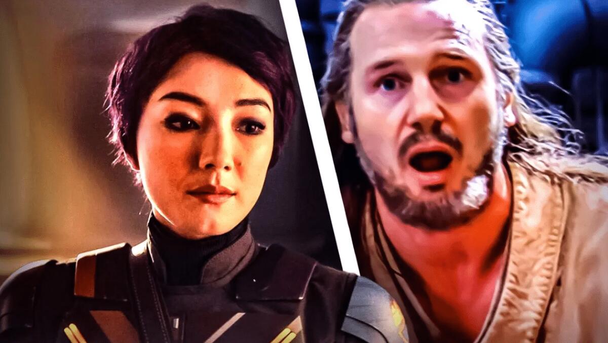Ahsoka: smonto l'assurda polemica su Sabine Wren e Qui-Gon Jinn - Sabine Wren e Qui-Gon Jinn. 
Da: the direct