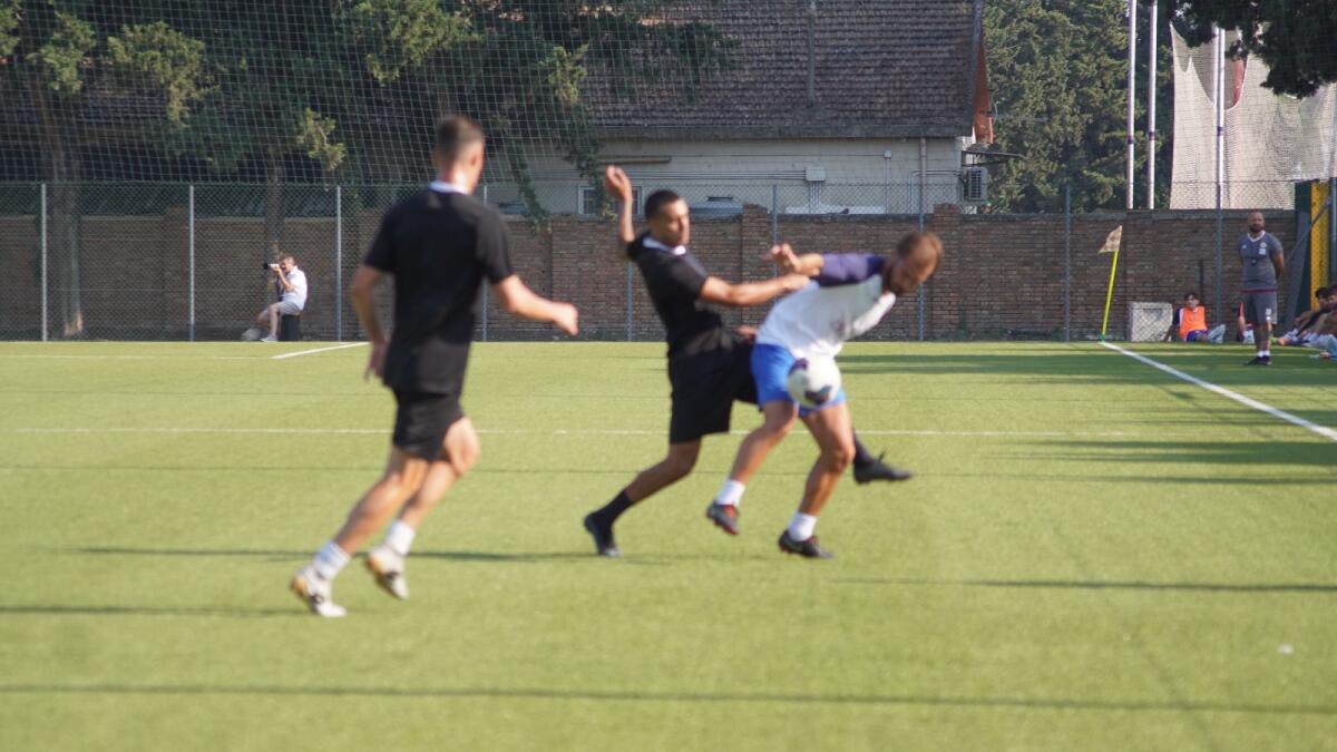 Pressing alto e 4-3-3, ecco il Foggia di Cudini - Immagine in evidenza: uno scatto di Foggia-Lucera 8-0 (amichevole precampionato 2023/24) - crediti: foto di Bamba Yussif (Lucera Calcio)