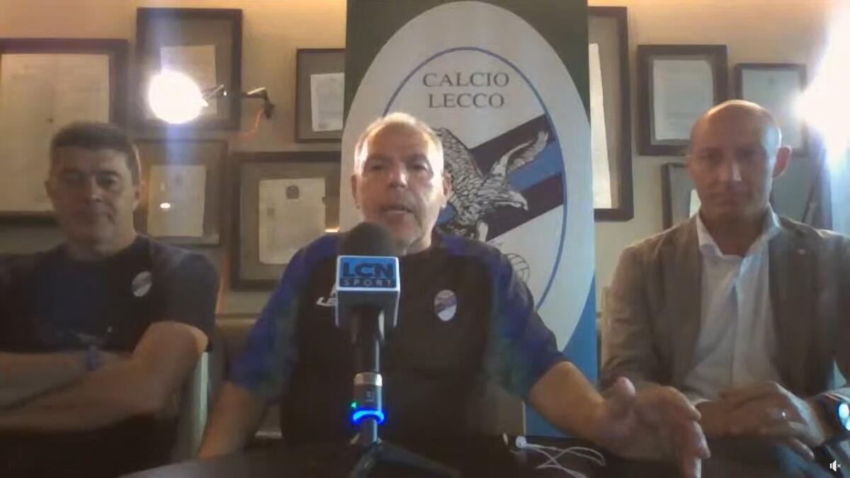 Lecco, Di Nunno: "Se non ci avessero ridato la B..." - Immagine in evidenza: il proprietario del Lecco, Paolo Di Nunno - crediti foto: pagina ufficiale Facebook Calcio Lecco 1912 (frame da video)
