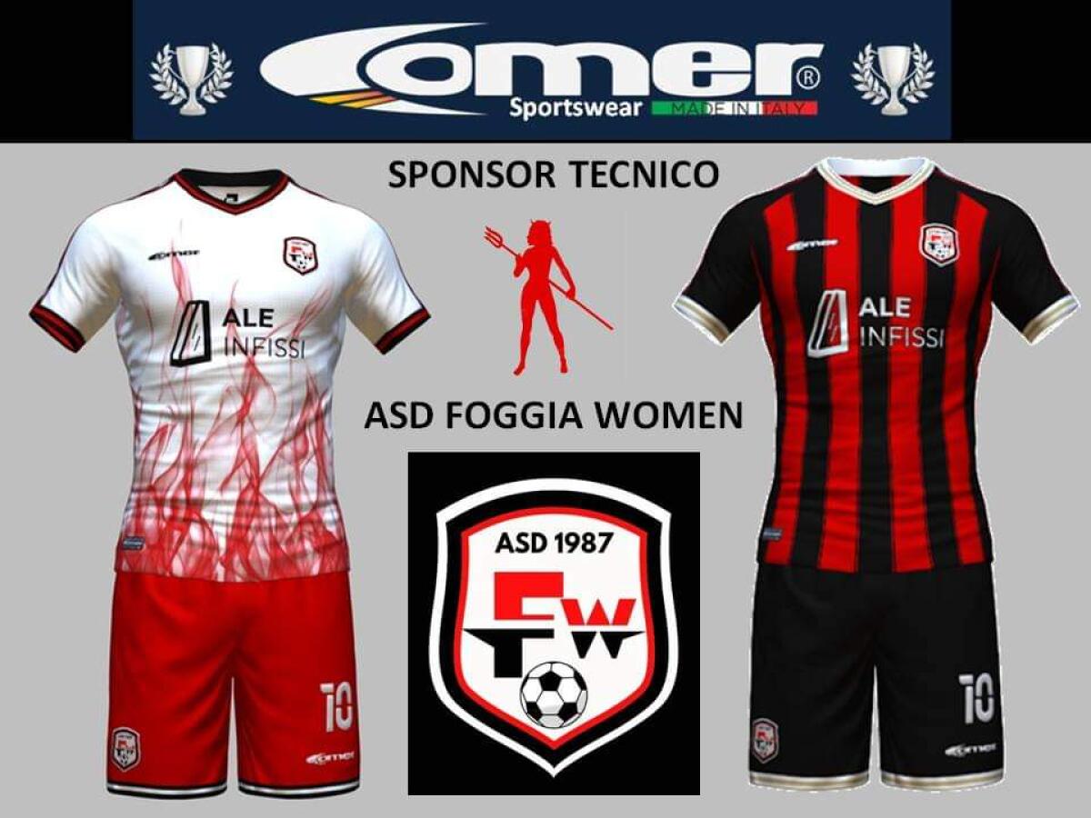 Torna il calcio femminile, ecco l'ASD Foggia Women 1987 - La divisa dell'ASD Foggia Women 1987