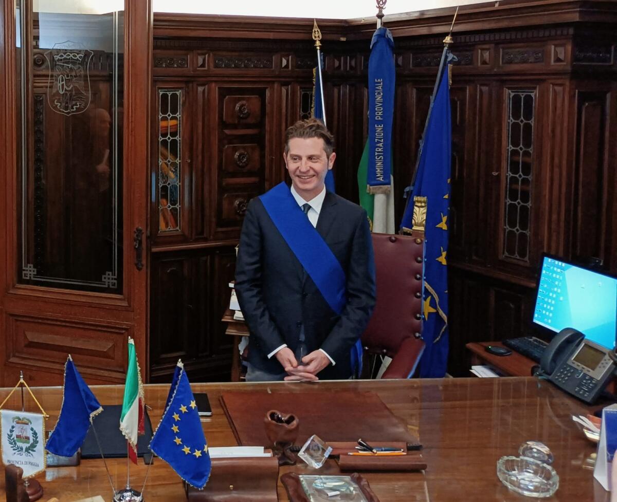 La Provincia di Foggia sosterrà il club nel Consiglio di Stato - Il Presidente della Provincia di Foggia, Giuseppe Nobiletti. Crediti: provincia.foggia.it