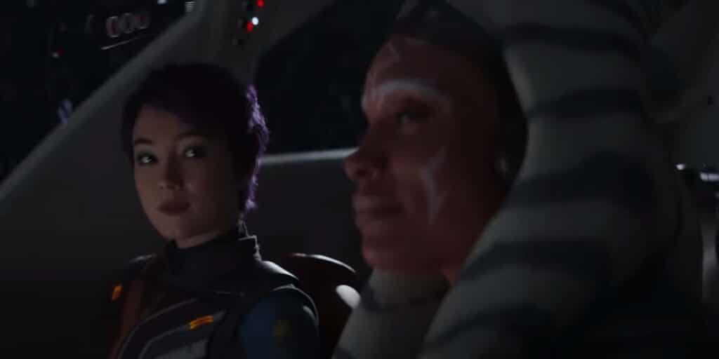 Ahsoka e Sabine nel finale