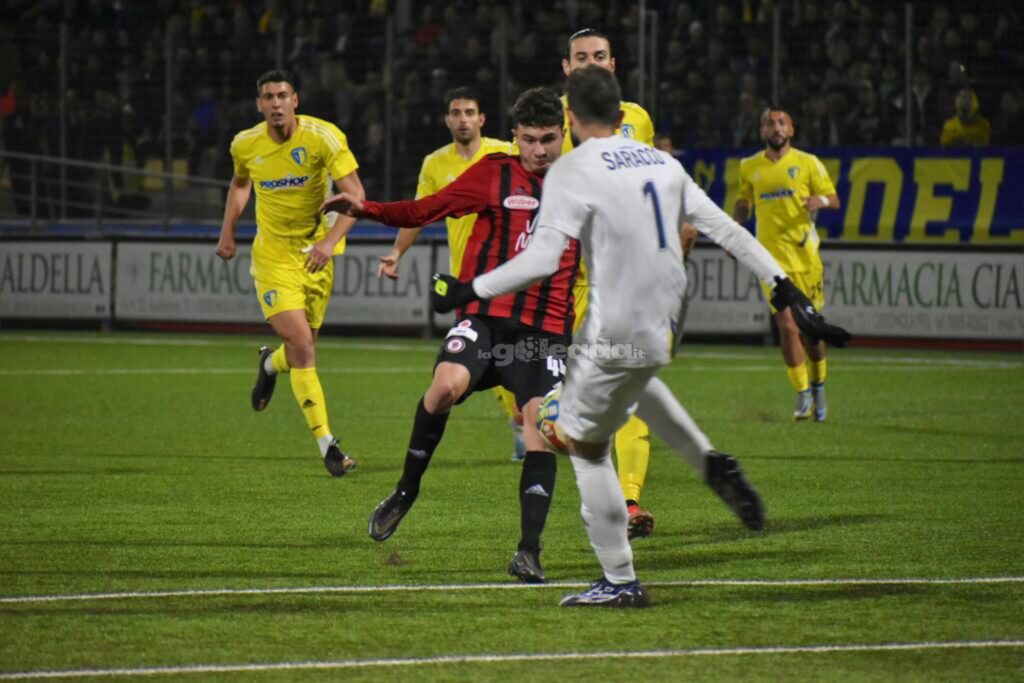 Immagine in evidenza: uno scatto di Audace Cerignola-Foggia (playoff Serie C 22/23) - crediti: foto di Luigia Spinelli (RIPRODUZIONE VIETATA)