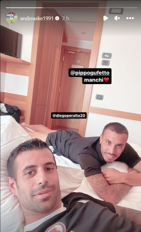 Immagine in evidenza: l'Instagram Story di Andrea Schenetti, dal suo profilo Instagram