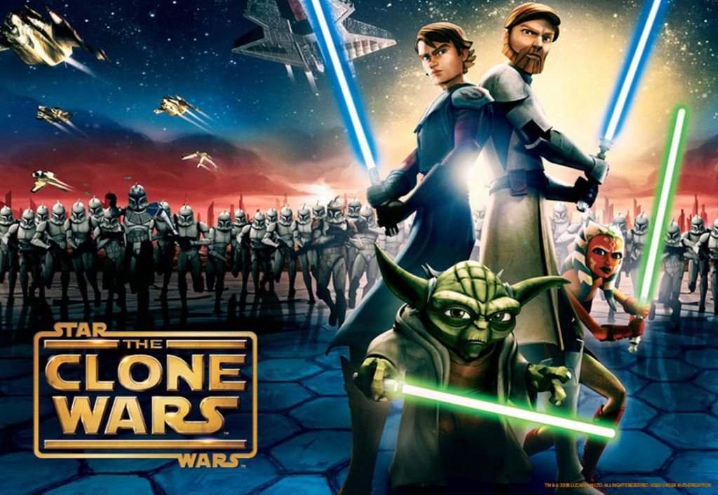Immagine promozionale del film d'animazione "The Clone Wars".