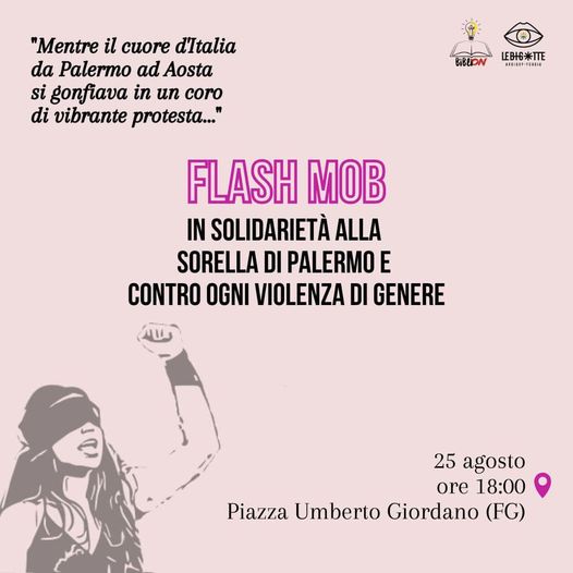 Foggia, Arcigay Le Bigotte su stupro Palermo: “Orrore senza fine, educare all’umanità”