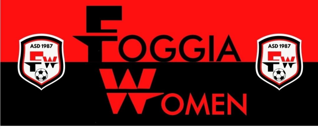 Lo striscione dell'ASD Foggia Women 1987