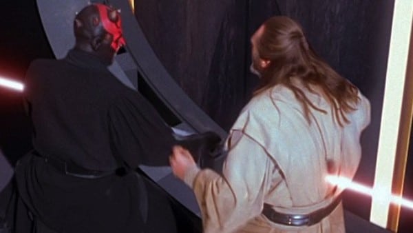 Darth Maul uccide Qui-Gon Jinn