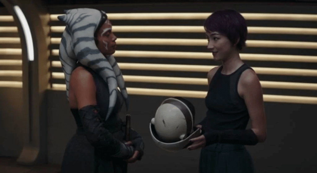 Ahsoka e Sabine nel terzo episodio