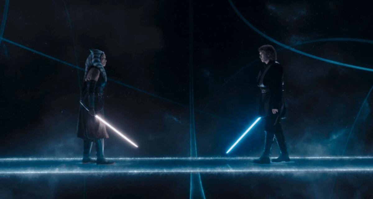 Ahsoka: tutti i riferimenti e gli easter egg della quinta puntata! - Anakin e Ahsoka nel quinto episodio
