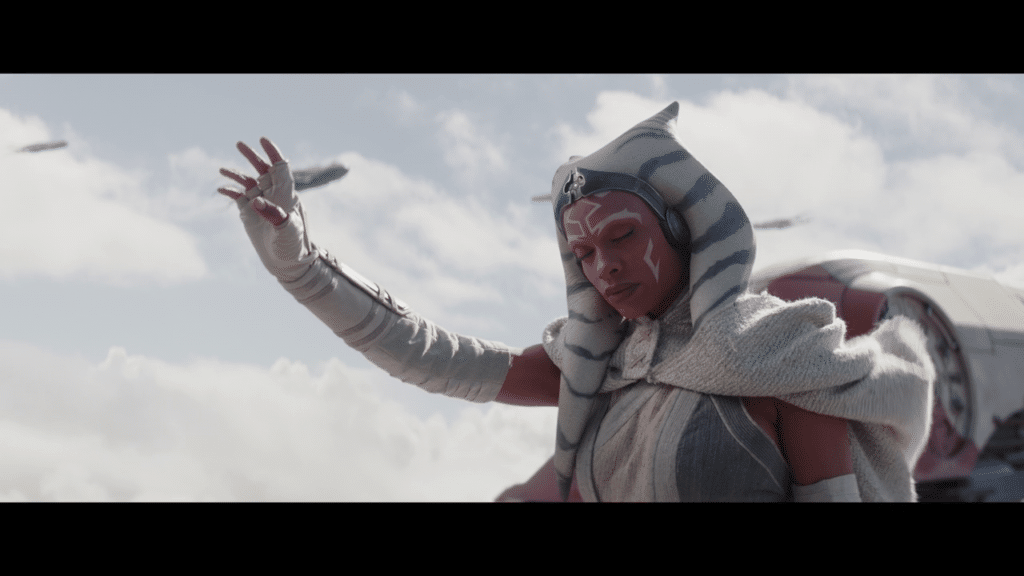 Ahsoka comunica con il purrgil ultra