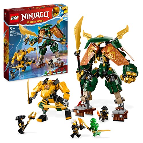 Collezione Lego: NINJAGO con Team Mech Ninja di Lloyd e Arin