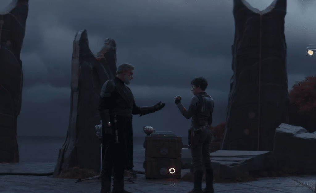 Sabine consegna la mappa a Baylan