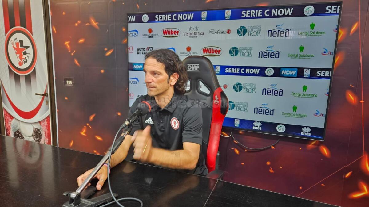 Foggia, Cudini: "Settimana importante. Recuperiamo..." - Immagine in evidenza: mister Mirko Cudini - crediti: foto di Mario Mescia/lagoleada.it (RIPRODUZIONE VIETATA)