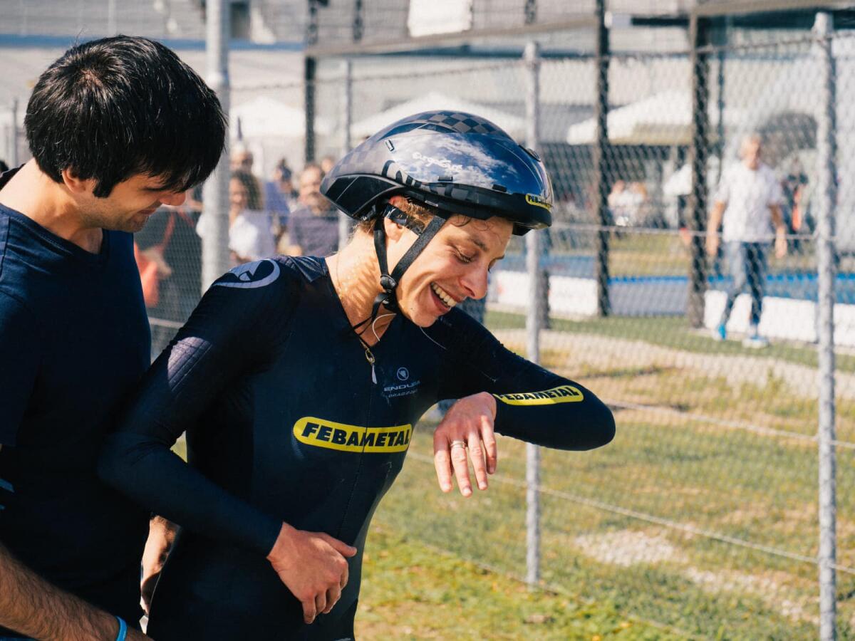 Ciclismo: matematica da record, Bussi prima donna sopra i 50 km/h - VITTORIA BUSSI ALVENTO