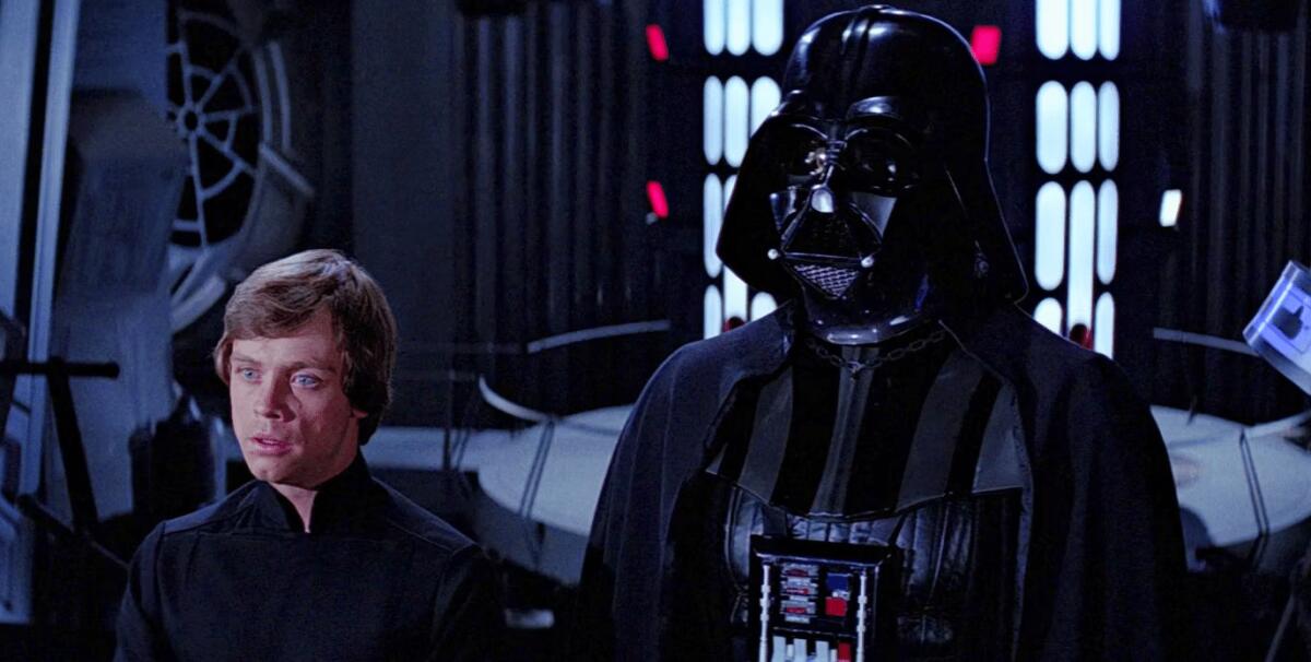George Lucas aveva quasi tagliato una scena iconica di Darth Vader da Episodio VI, ecco quale - Darth Vader e Luke Skywalker in Episodio VI