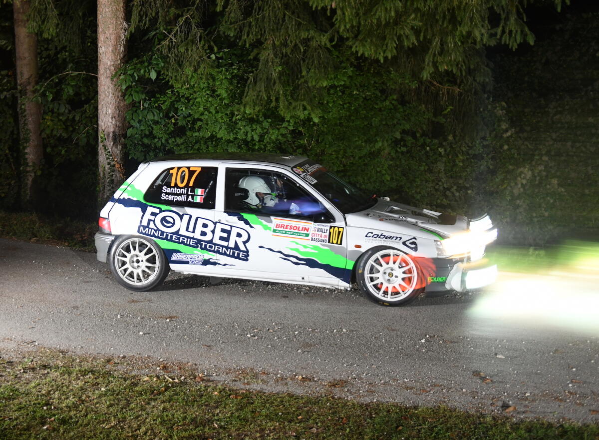 Jolly Racing Team e Leonardo Santoni “d’argento” al Rally Città di Bassano - 