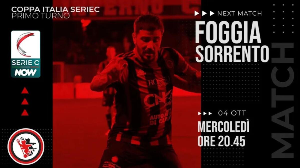Biglietti Foggia-Sorrento, le info per il Settore Ospiti - Immagine in evidenza: Foggia-Sorrento - crediti foto: pagina ufficiale Facebook Calcio Foggia 1920