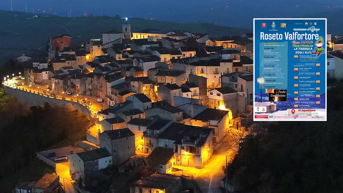Destagionalizzazione turismo. Roseto si illumina con la Fabbrica degli Elfi - Con la 𝗙𝗲𝘀𝘁𝗮 𝗱𝗲𝗹𝗹𝗮 𝗠𝗼𝗻𝘁𝗮𝗴𝗻𝗮 𝟭𝟭𝟱𝟭 di sabato 21 ottobre, Roseto Valfortore dà il benvenuto all'autunno con un'escursione su Monte Stillo alla ricerca di funghi, tartufi ed erbe di stagione, con pranzo presso La Locanda del Mugnaio e nel pomeriggio (tem